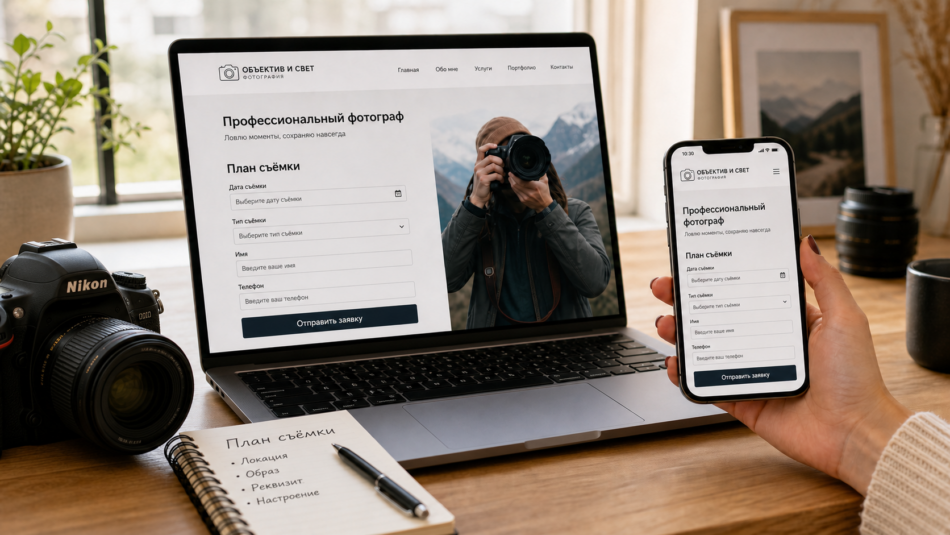 Расчет стоимости фотосессии и заказ фотоуслуг